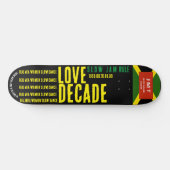 LOVE DECADE 8 1/4" Skateboard Deck (Horizontaal)