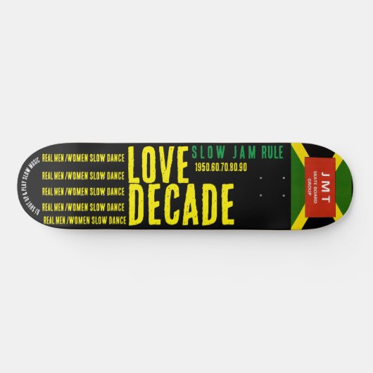 LOVE DECADE 8 1/4" Skateboard Deck (Horizontaal)