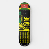 LOVE DECADE 8 1/4" Skateboard Deck (Voorkant)