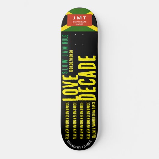 LOVE DECADE 8 1/4" Skateboard Deck (Voorkant)
