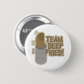 Love Deep Fried Turkey Thanksgiving Food Ronde Button 5,7 Cm (Voorkant /achterkant)