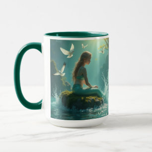 Love Deeply Mermaid Naam Valentijnsdag Mok