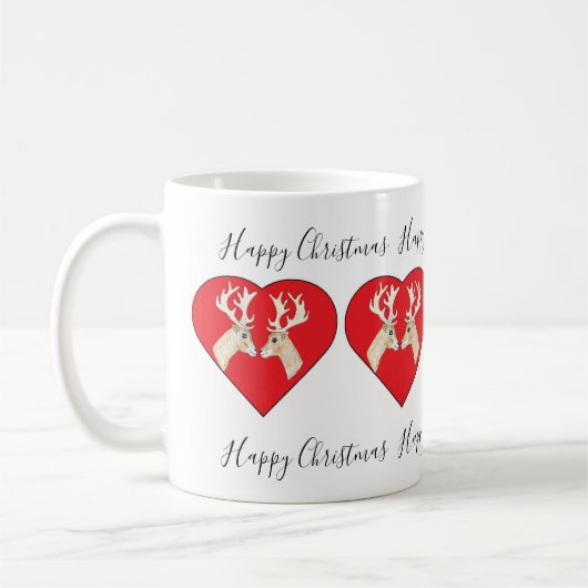 Love Deers Christmas Koffiemok (Links)