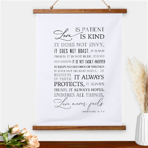 Love Definition Love is Patient Home Wall Art Sign Hangend Wandkleed