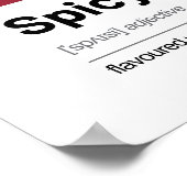 Love Definition Poster - Red Modern Art (Hoek)