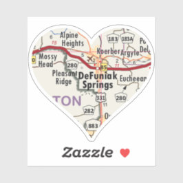 Love DeFuniak Springs Florida Sticker