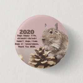 LOVE ♡ DEGU 2020 RONDE BUTTON 3,2 CM