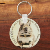 【 LOVE♡DEGU LIFE 】平和のデグー  アクセサリー・キーホルダー SLEUTELHANGER (Voorkant)