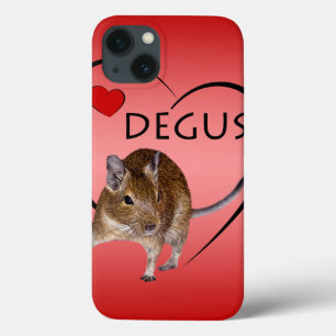 Love Degus iPad Hoes (Roze/Rood)