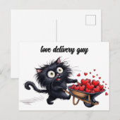 Love Delivery Guy Briefkaart (Voorkant / Achterkant)