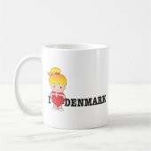 Love Denmark Koffiemok (Links)