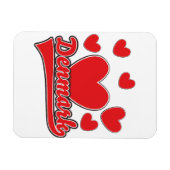 Love Denmark style logo Magneet (Horizontaal)