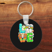 Love Dental Life Cute Tooth Flip Flops Summer Dent Sleutelhanger (Voorkant)