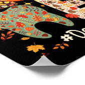 Love Dental Life Pumpkin Tooth Dentist Fall Thanks Poster (Hoek)