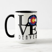 LOVE Denver Colorado 15oz Mok (Links)