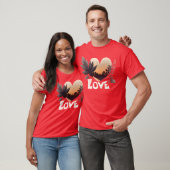 Love Design Leaves cadeau T-shirt (Unisex)