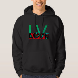 Love Design - Retro Green Editie Hoodie
