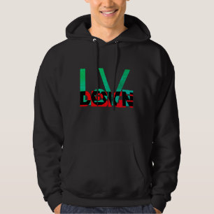 Love Design - Retro Green Editie Hoodie