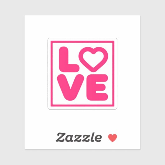 Love Design Sticker (Vel)