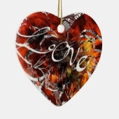 Love Design van Nathan Robert Simonson Keramisch Ornament (Rechts)