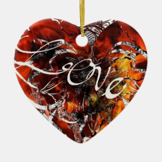 Love Design van Nathan Robert Simonson Keramisch Ornament (Voorkant)