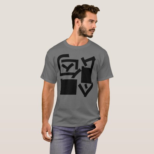 love design vintage t-shirt (Voorkant volledig)