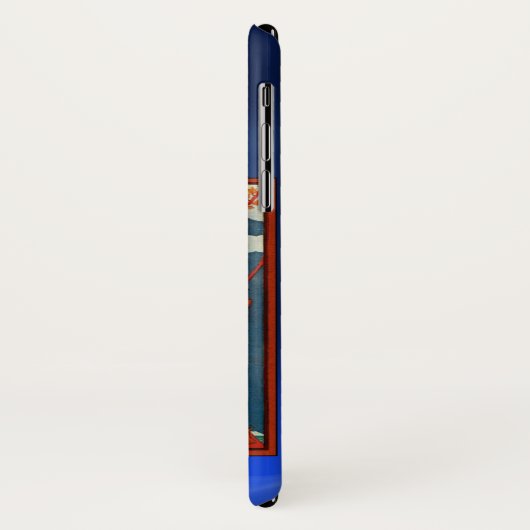 LOVE, DESIRE EN DOOD RED GEM STONE MONOGRAM Case-Mate iPhone CASE (Achterkant/links)