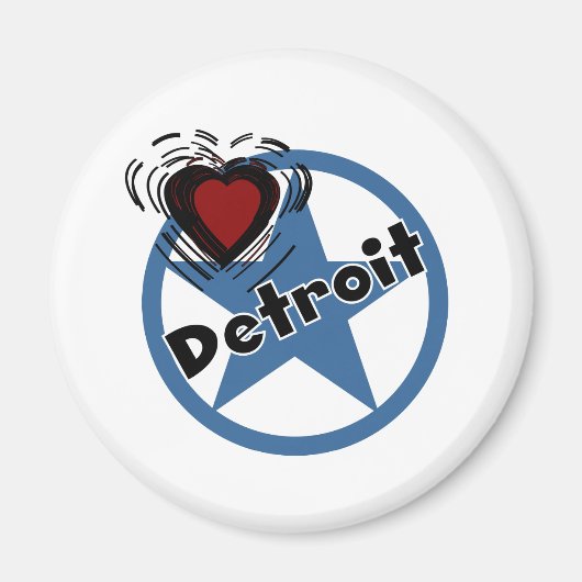 Love Detroit Magneet (Voorkant)