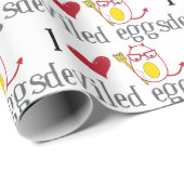 Love Deviled Eggs Cadeaupapier (Rol Hoek)