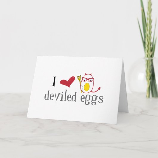 Love Deviled Eggs Kaart (Voorkant)