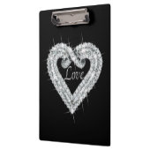 Love Diamond Heart Clipboard Klembord (Links)
