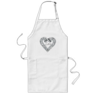 Love Diamond Heart Schort
