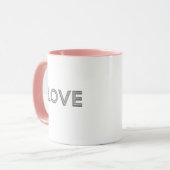 Love Diamond Letters Mok (Voorkant links)
