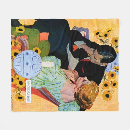 Love Dies langzaam Fleece Deken (Voorkant (Horizontaal))