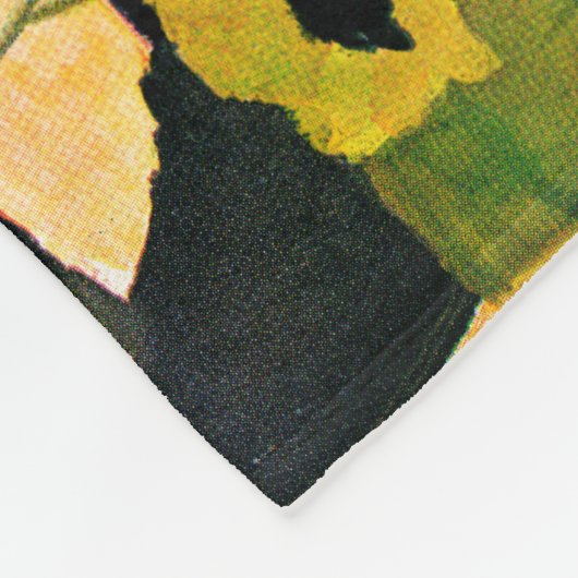 Love Dies langzaam Fleece Deken (Hoek)