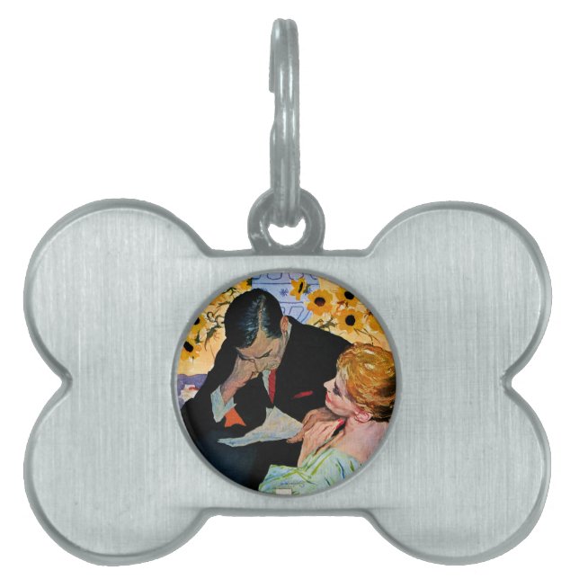 Love Dies langzaam Huisdieren Naamplaatje (voorkant)