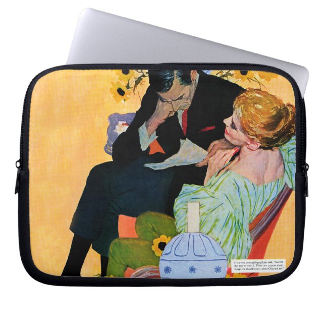 Love Dies langzaam Laptop Sleeve (Voorkant)