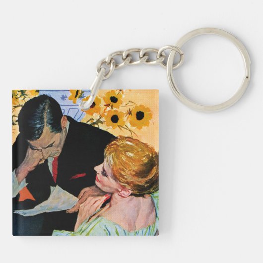 Love Dies langzaam Sleutelhanger (Achterkant)