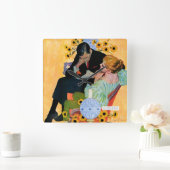 Love Dies langzaam Vierkante Klok (Huis)