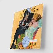 Love Dies langzaam Vierkante Klok (Hoek)