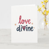 Love Divine Floral Art Card Kaart (Gele Bloem)