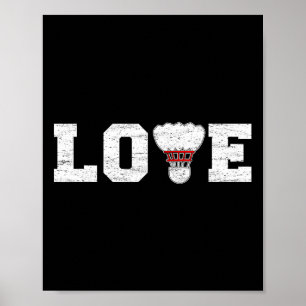 Love Dminton Shuttle Birdies – Dminton Sport Poster