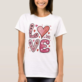 Love Doddle Valentines Day Heart T-shirt