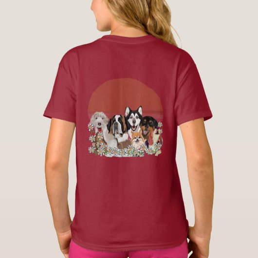 Love Dog Pack Club T-shirt (Achterkant)