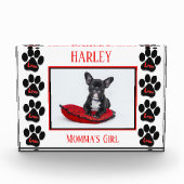 Love Dog Paws Horizontal Block Photoblock Fotoblokken (Voorkant)