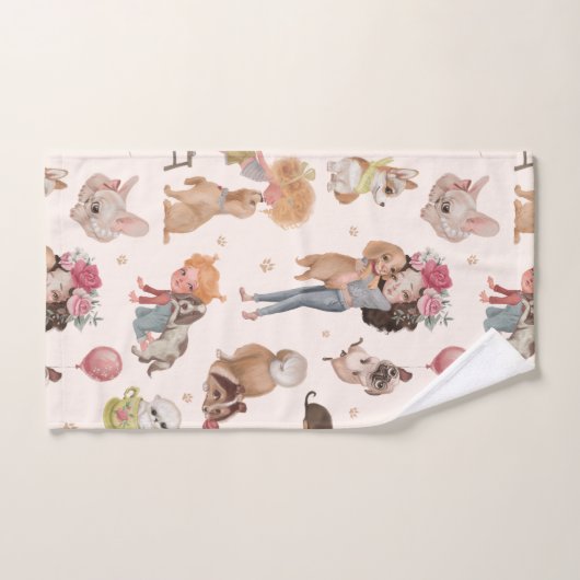 Love Dogs Bad Handdoek (Handdoek)