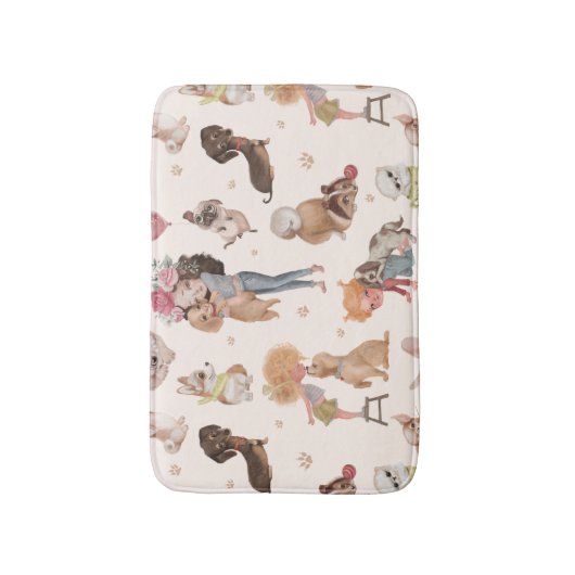 Love Dogs Badmat (Voorkant Verticaal)