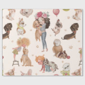 Love Dogs Cadeaupapier (Vlak)
