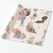 Love Dogs Cadeaupapier (Uitgerold)