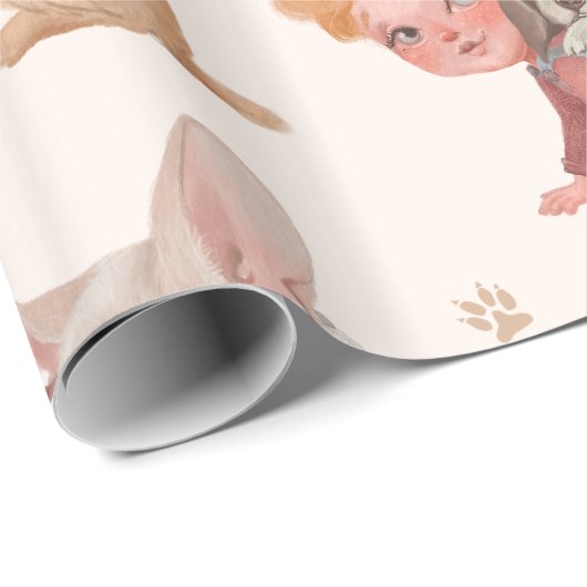 Love Dogs Cadeaupapier (Rol Hoek)